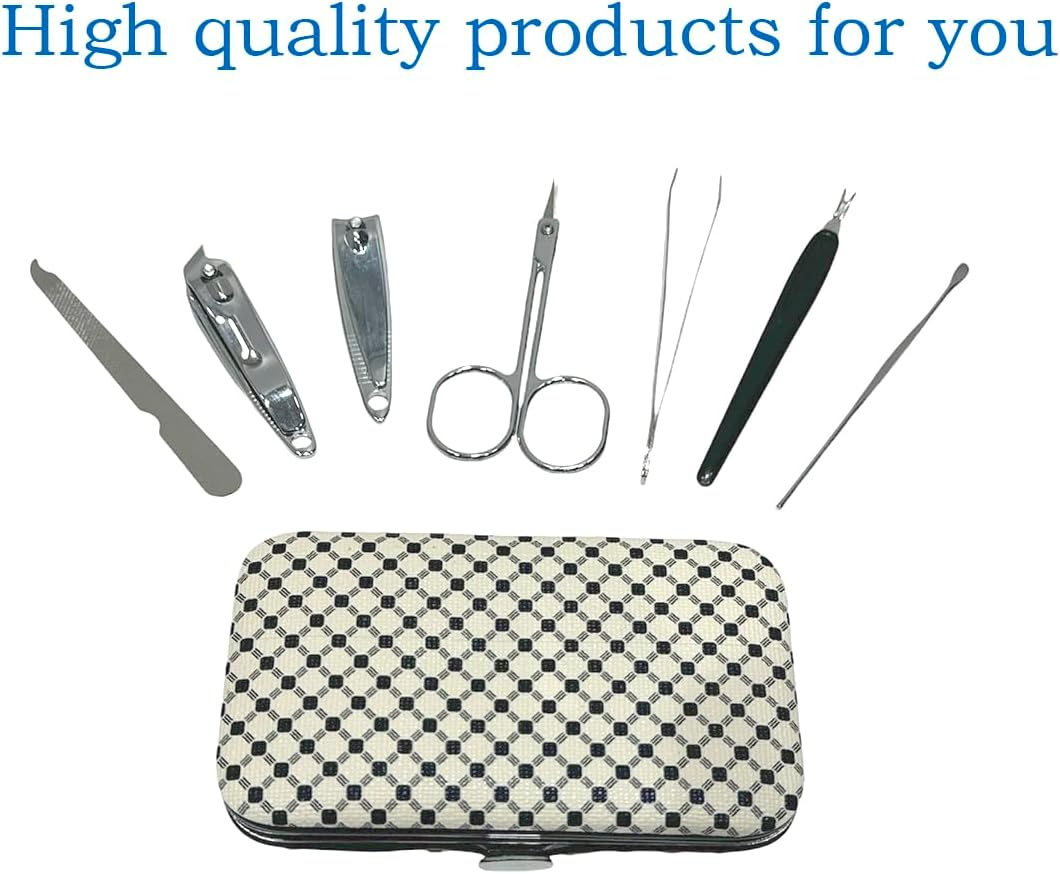 Travel Manicure Set, Manicure Set for Travel, Manicure Set, Nail Clippers, Nail File, Small Scissors, Tweezers, Travel Manicure Set image number 6