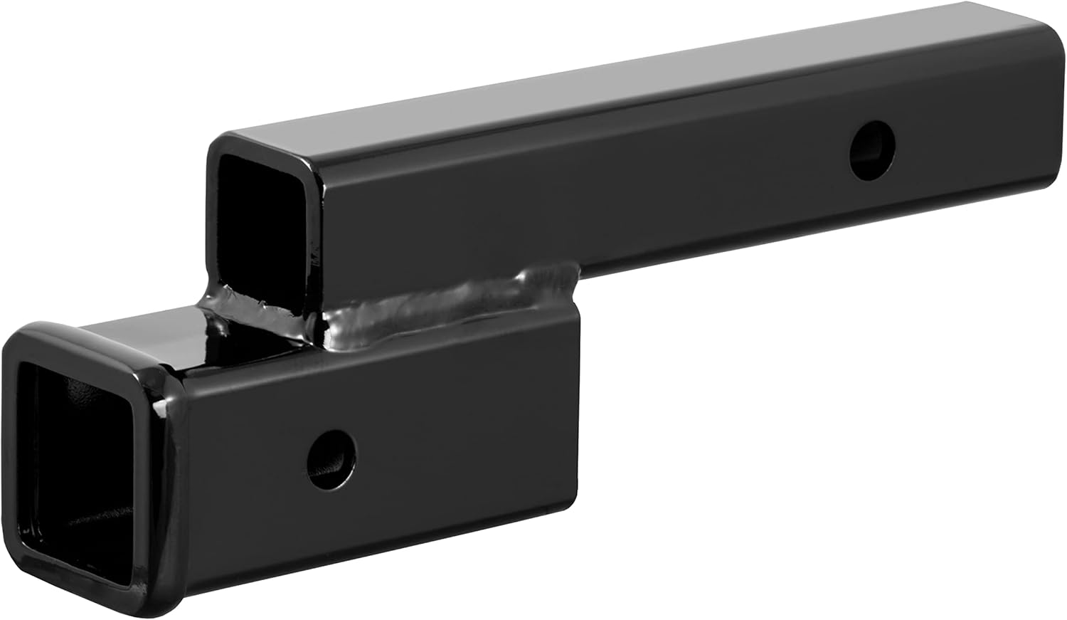 CURT 45797 Trailer Hitch Adapter, 2-Inch Receiver, 2-In Drop or Rise, 7,500 Lbs, Gloss Black Powder Coat image number 4