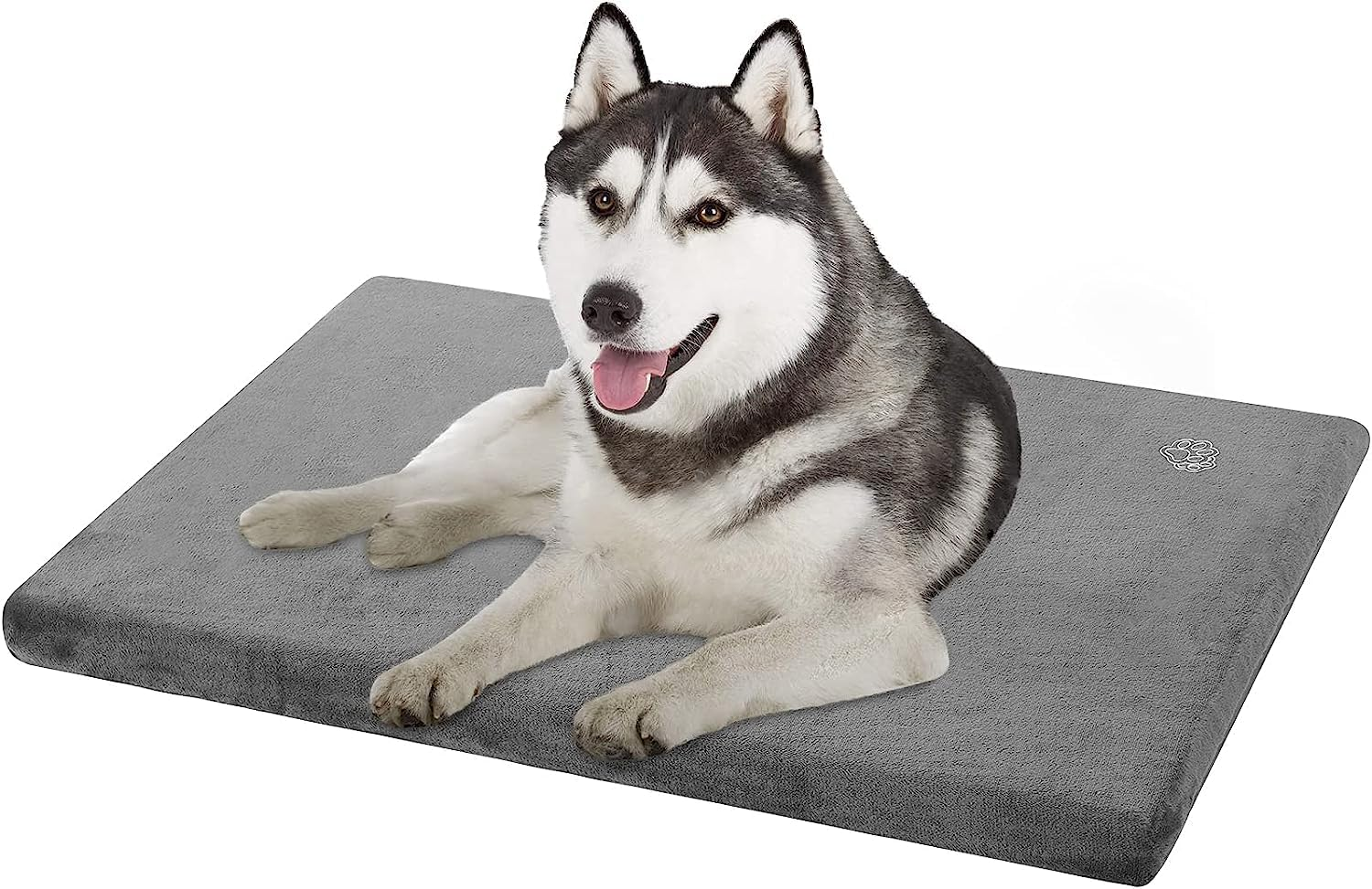 EMPSIGN Stylish Dog Bed Mat Dog Crate Pad Mattress Reversible (Cool and Warm), Water Proof Linings, Removable Machine Washable Cover, Firm Support Pet Crate Bed for Small to Xx-Large Dogs, Grey image number 5