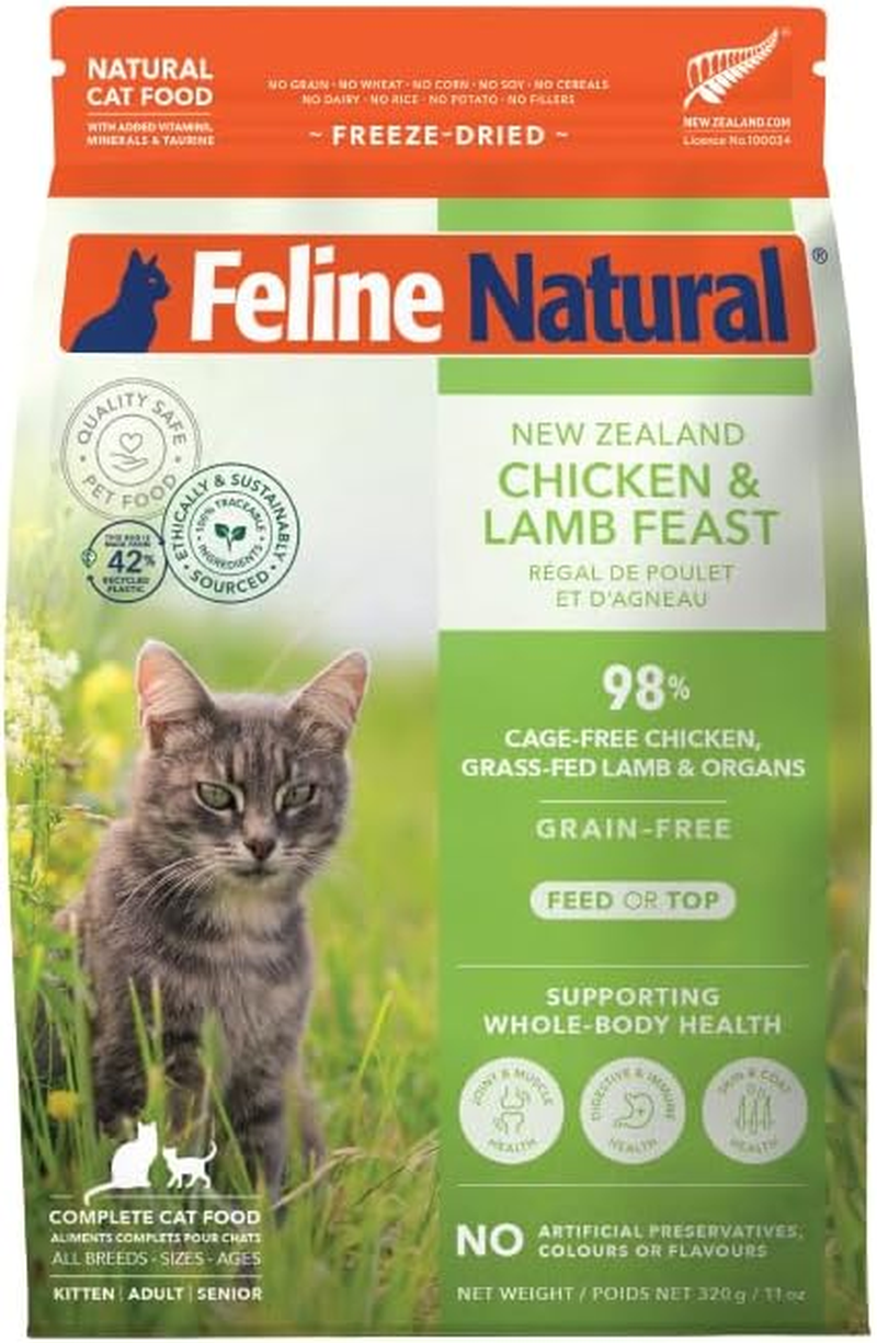 Feline Natural Freeze Dried Raw Chicken & Lamb 320G image number 5