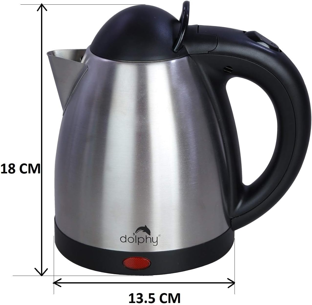 Dolphy 800Ml Stainless Steel Kettle &ndash; Sleek & Durable Design, Ideal for Brewing Tea & Coffee, Compact & Portable for Home, Office, Travel, Hotel & Outdoor Use