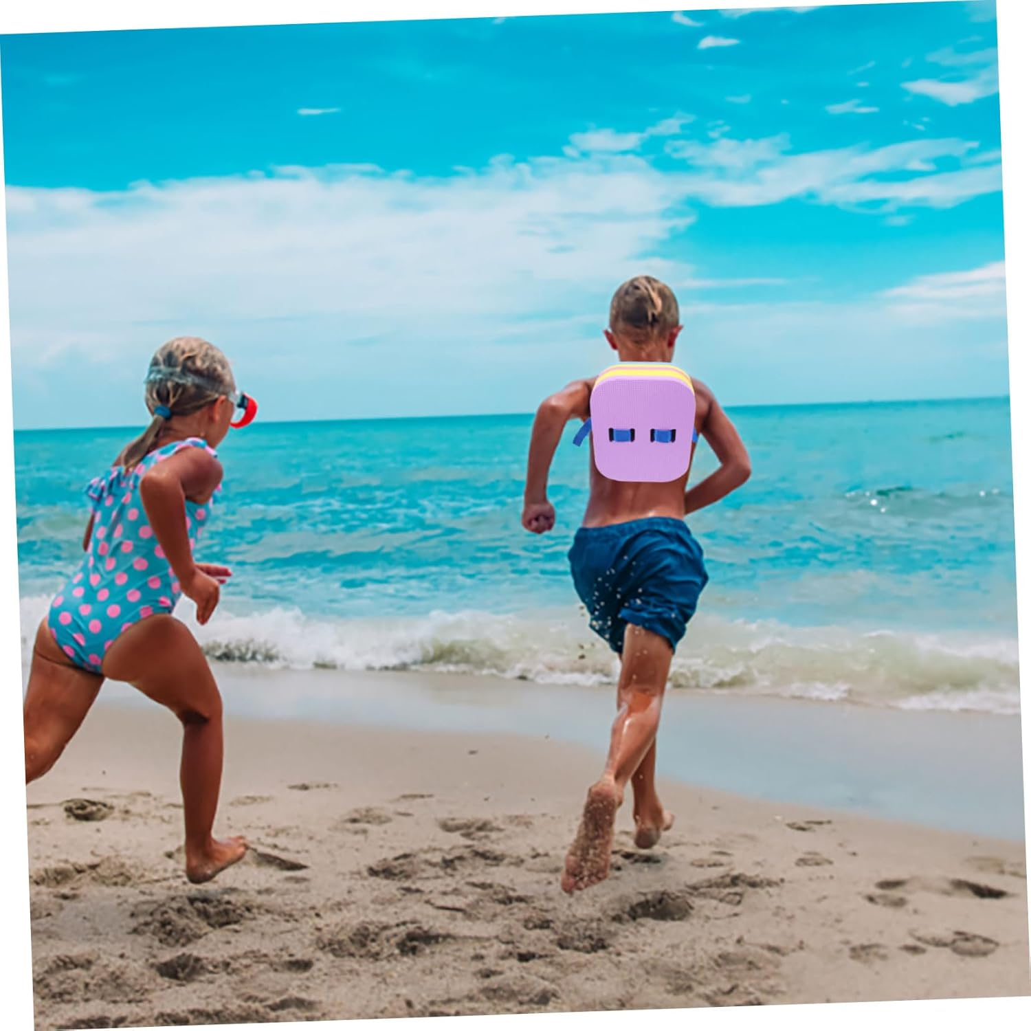 Yardwe Swimming Board Swim Back Bubble Swimming Training Float Back Bubble Float Back Float Swim Aid Float for Swimming Swim Training Kickboard Floating Swim Float Swim Trainer Eva image number 1