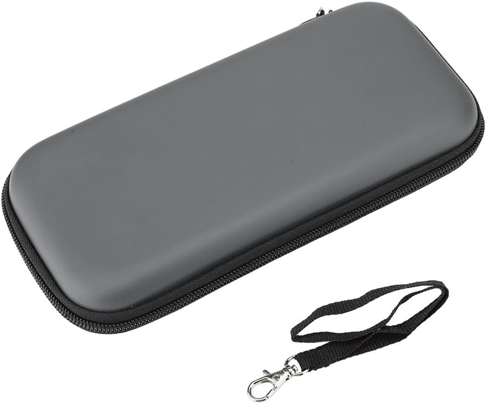 Waterproof Portable EVA Hard Carrying Bag Storage Case for Switch Lite Console with Super Large Space, Scratch Protection, Pocket for Accessories (Grey) image number 6