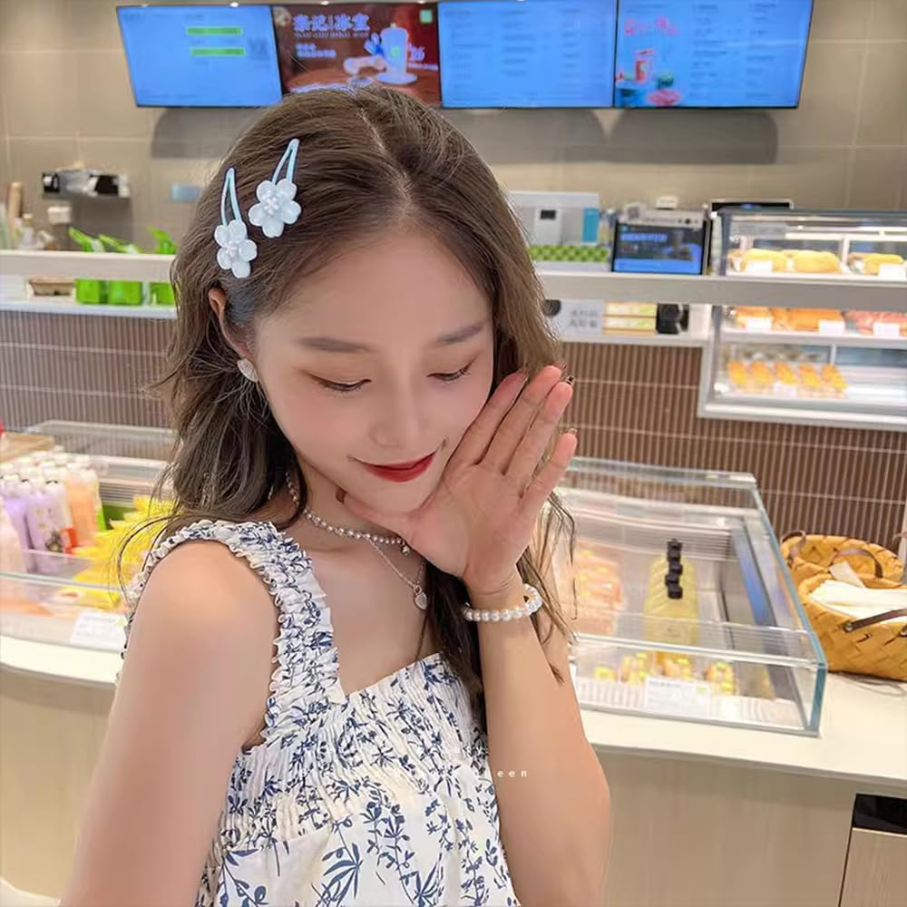 Pack of 10 Flower Hair Clips Jelly Flowers Hair Clips Women'S Sakura Flower Hair Clip Hair Clips Y2K Side Pony Hair Clip Flower Candy Coloured Hair Clips Girls Hair Clips Hair Accessories