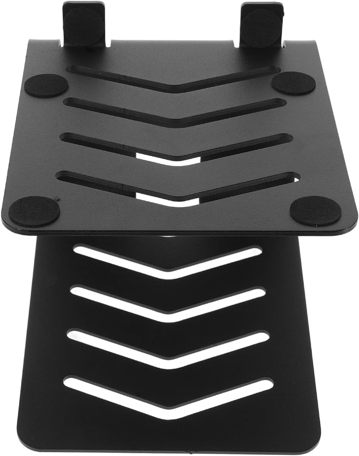 LALADEFIEE Metal Audio Speaker Stand Heightening Rack for Surround and Computer Speakers Monitor Desk Holder for Home Audio Setup Compatible with Bookshelf and Studio Monitors image number 4