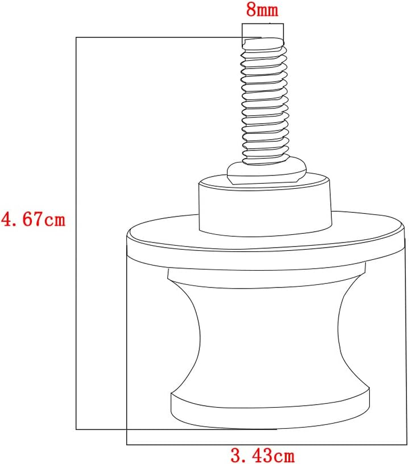 Compatible with 2025 Trident 660 Accessories Trident660 2024 Tiger Sport 660 DAYTONA 660 2023 CNC M8 Motorcycle Swing Arm Spools Sliders Rear Stand Screws (S Red)