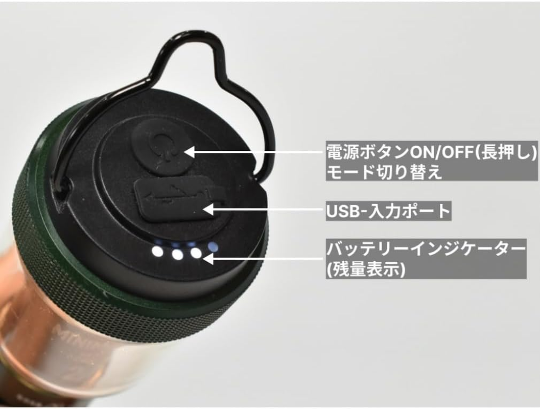 5050WORKSHOP TR8-5WS-4032 Lantern Minimalight Remote Control 2.0 Gray TOPO (H114 X W47 X D47 Mm) image number 1