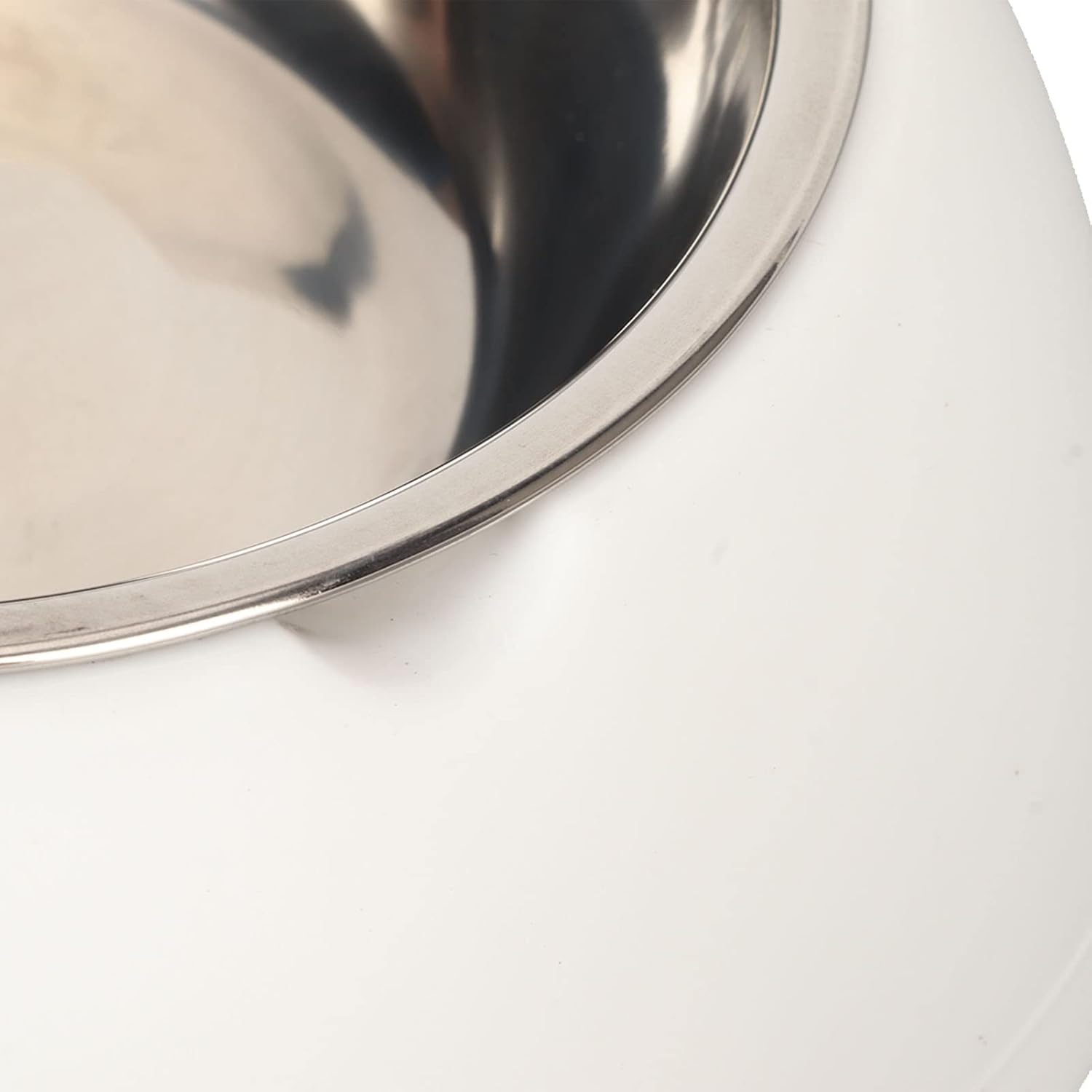 Cat Food Bowl, Removable, Tilted Food Grade 304 Stainless Steel with Inclined Base, 200 Ml Capacity, Elevated, Tilting Feeding Bowl For