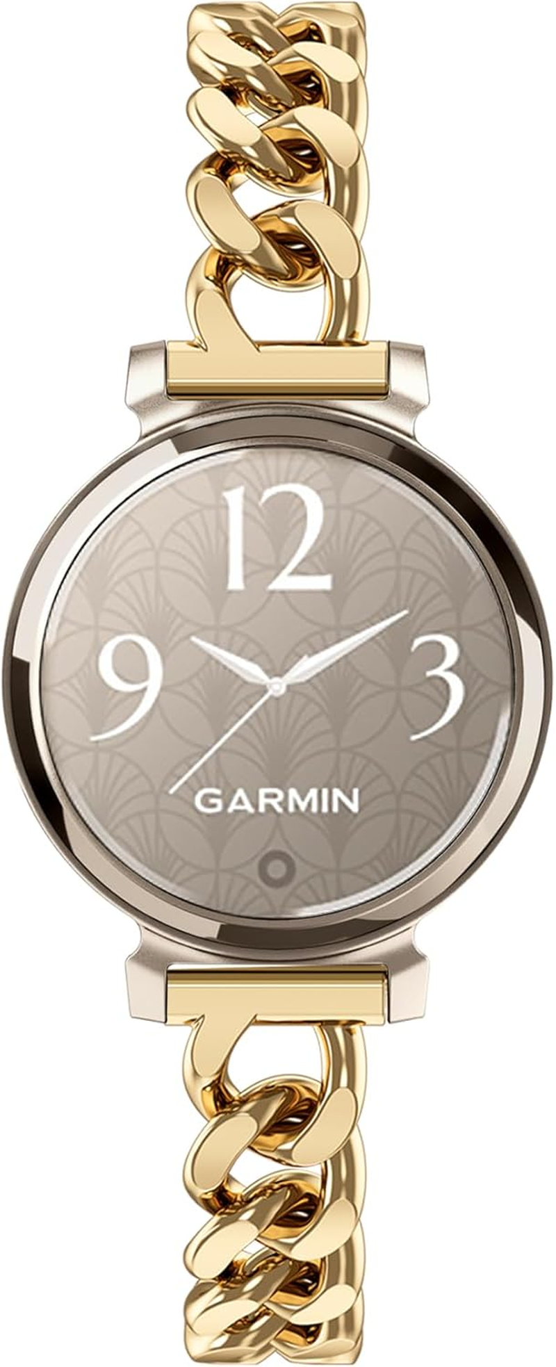 Wizvv Compatible with Garmin Lily 2 Metal Band, 14Mm Slim Metal Stainless Steel Adjustable Straps Replacement Bands Compatible for Garmin Lily 2 Classic Smart Watch Accessory for Women Men