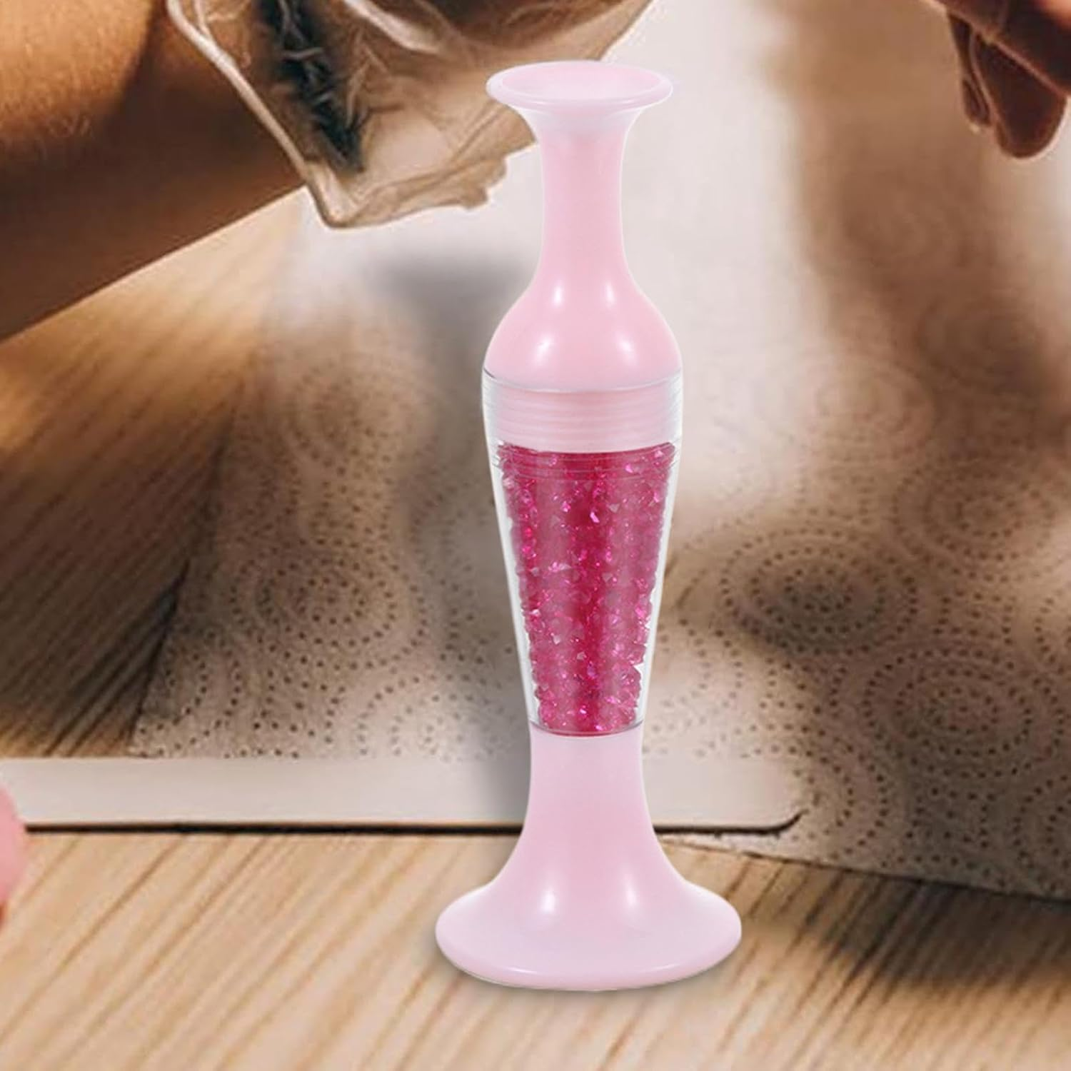 Gem Art Drill Pens | Gem Art Accessories Pens,Comfortable Grip Gem Art Accessories Pens, Flower Pot Shaped Point Drill Pen for Nail Crafts Making image number 4