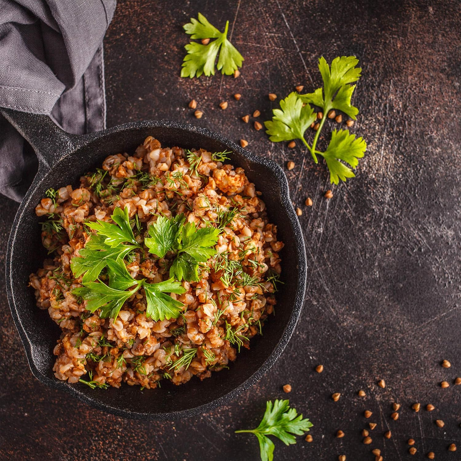 Frying Pans - Set of 3 Pre-Seasoned Cast Iron Skillets with 10-Inch, 8-Inch, and 6-Inch Sizes - Nonstick Camping Cookware by Home-Complete (Black) image number 6