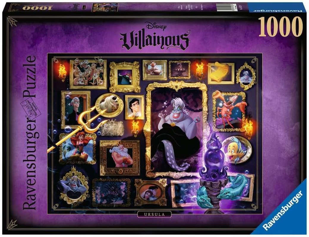 Ravensburger - Villainous Ursula Puzzle 1000 Pieces image number 4