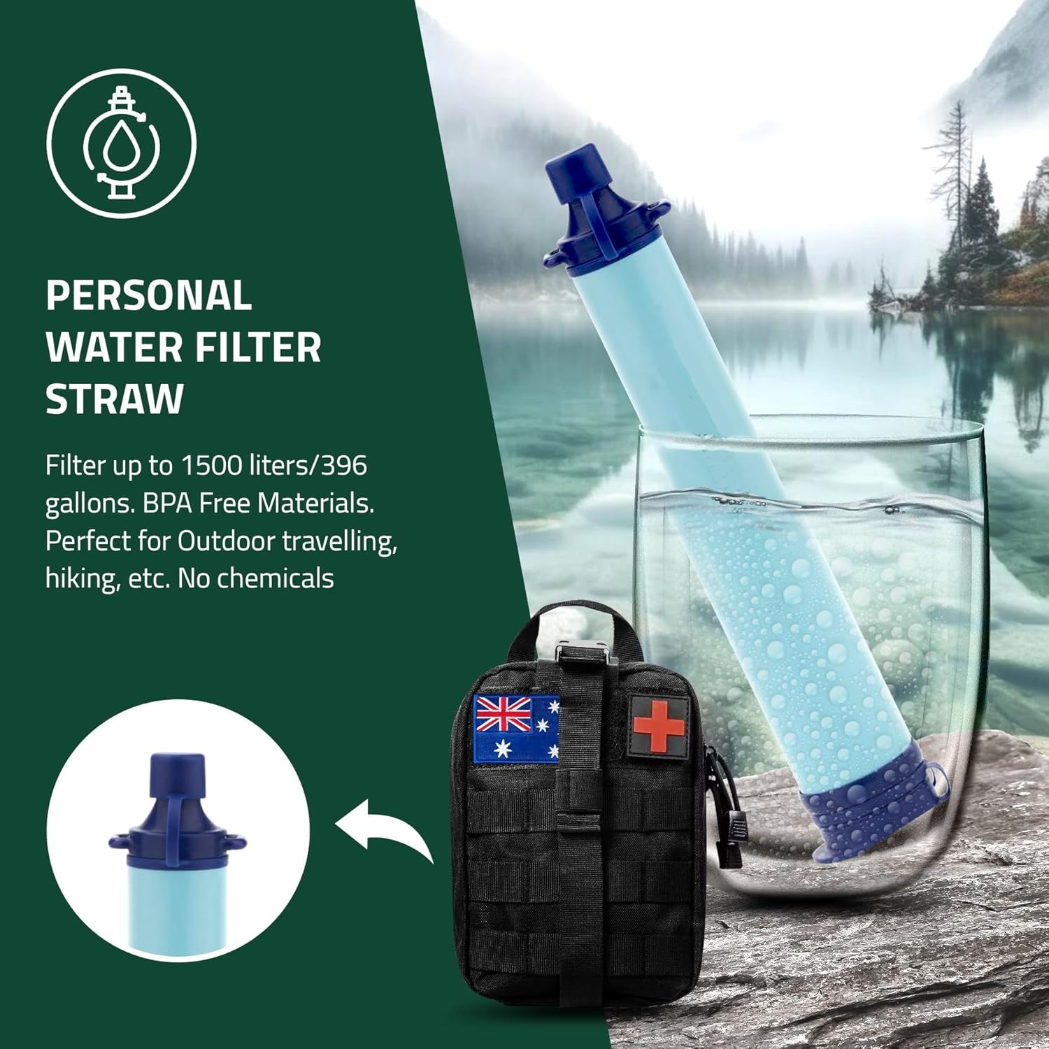 Survival Kit, 249 PCS Emergency & First Aid Kit with MOLLE System - Professional Tool for Camping, Earthquake, Adventure, Hiking & Hunting