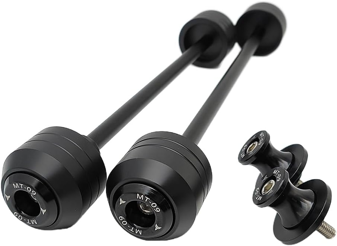Front Rear Wheel Axle Fork Sliders Swingarm Spools for Yamaha MT09/SP 2021-2024 Motorcycle Left Right Side Falling Crash Protector Stand Bobbins Screw (Full Set) image number 2