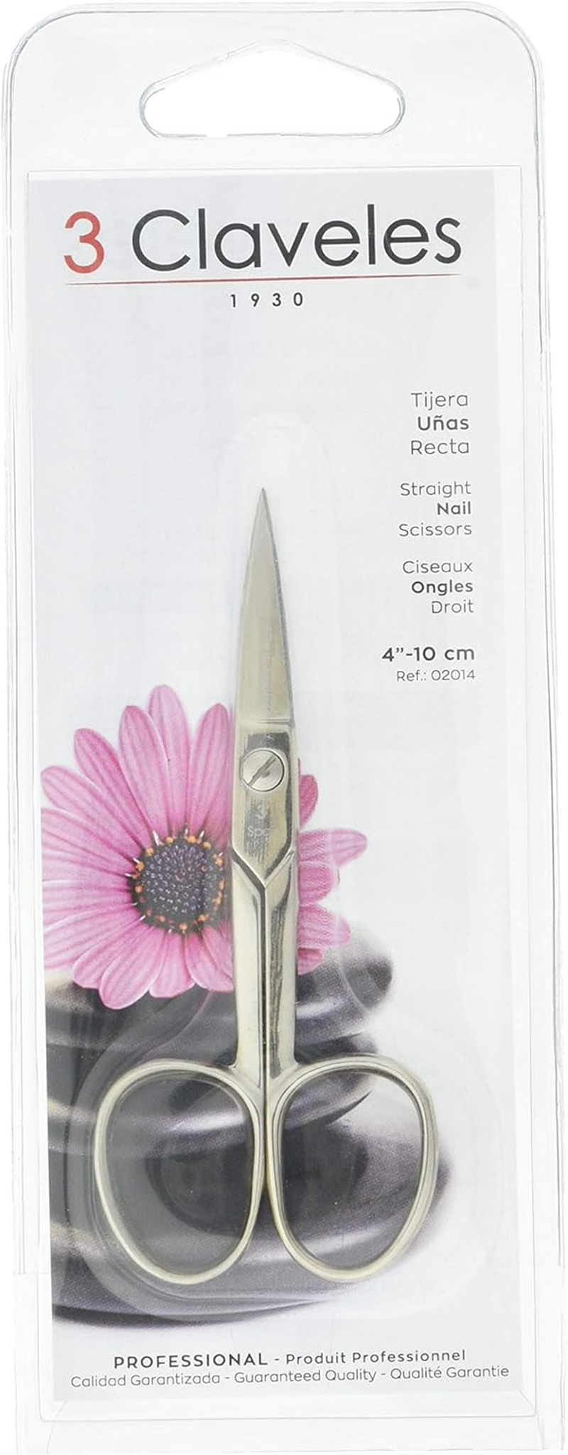 3 Claveles 2014 Scissors Nail File Straight 4 Inches image number 2