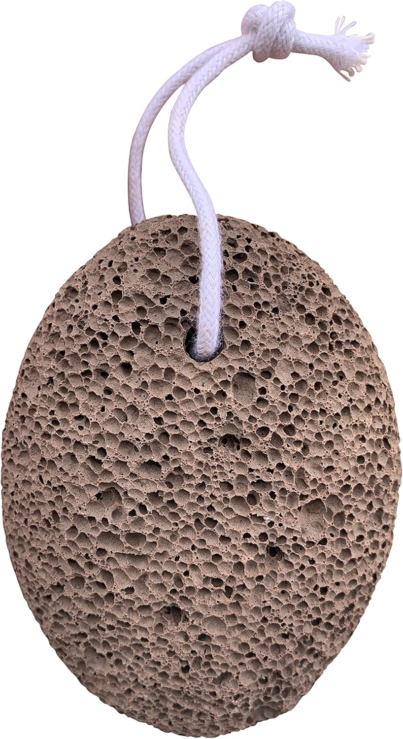Holbeauty&reg; Pumice Stone - Natural Lava Stone - Callus Remover - Pumice Stone - Callus Remover - Foot Care - Terracotta and Dark Grower (Dark Grower) image number 1