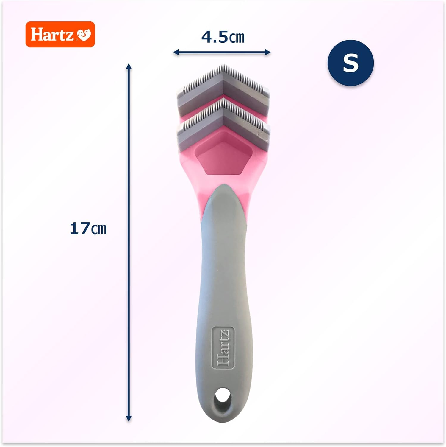 Fur Fetcher Hair Removal Brush for Cats, Small Size, Hearts | Beauty Care, Hair Loss Care, Clean Hair Loss | Hair Loss | Hair Loss Prevention image number 2