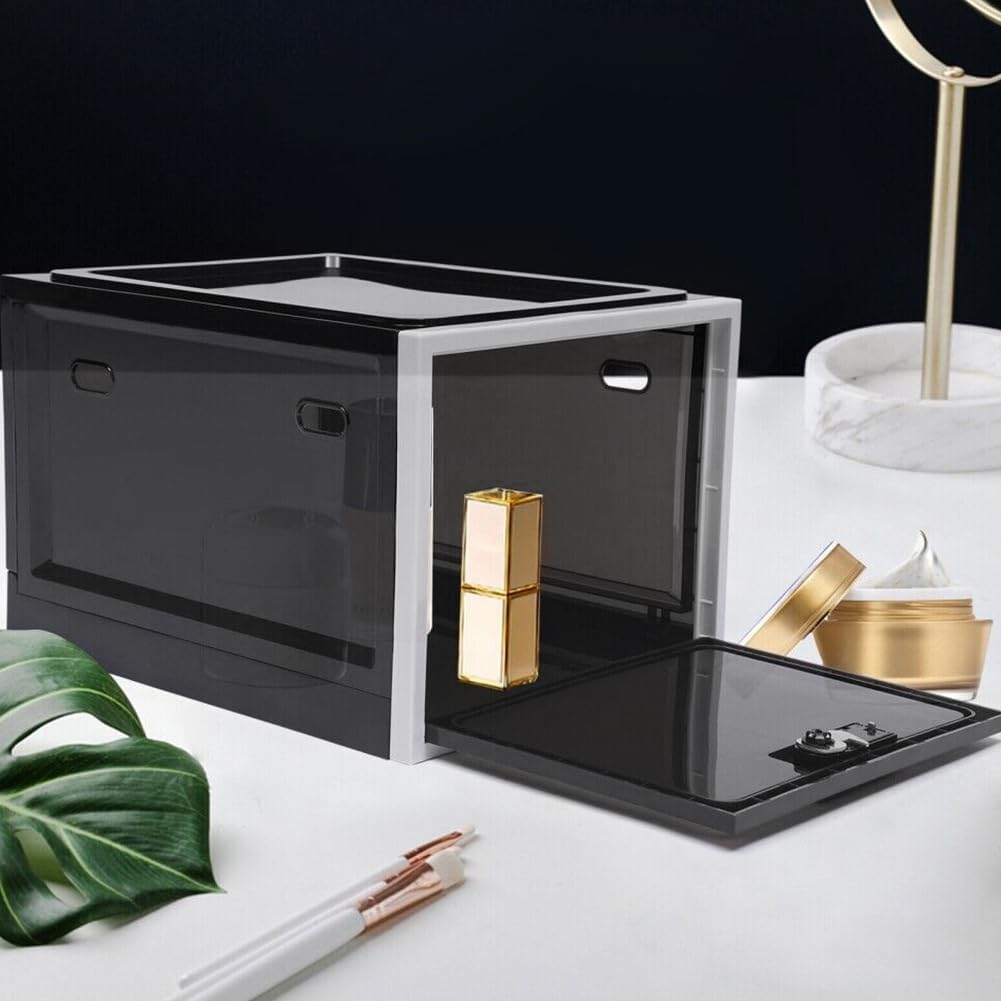 Large Medicine Lockable Box Lockable Storage Box Plastic Boxes for Personal Items Storage Bin with Lock Locking Plastic Storage Container for Medicine Snacks Food image number 6