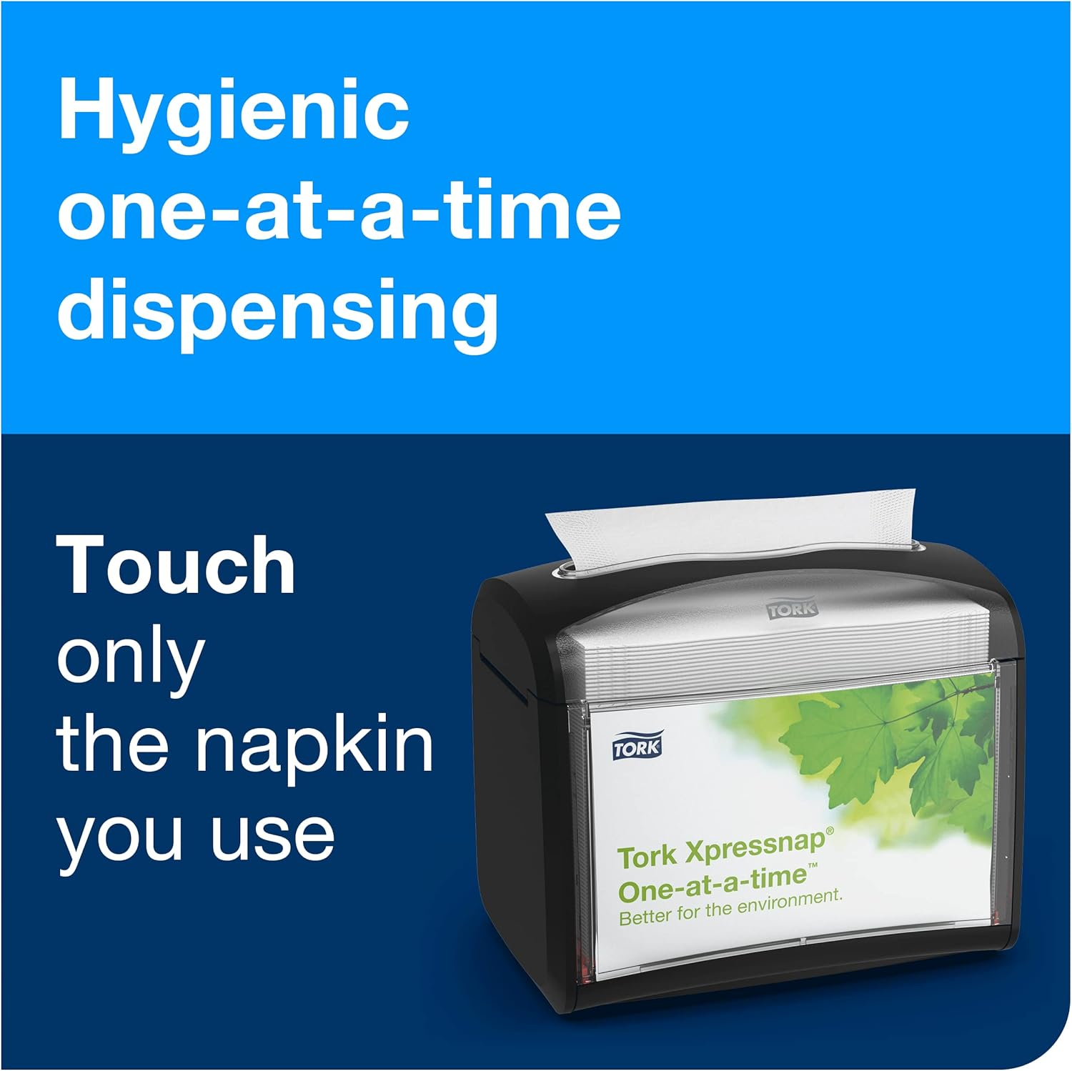 Tork Xpressnap Natural Dispenser Napkin N4, Recycled 1-Ply, 21.6Cm X 33Cm, 12 Packs X 500 Napkins, 2297323 image number 4