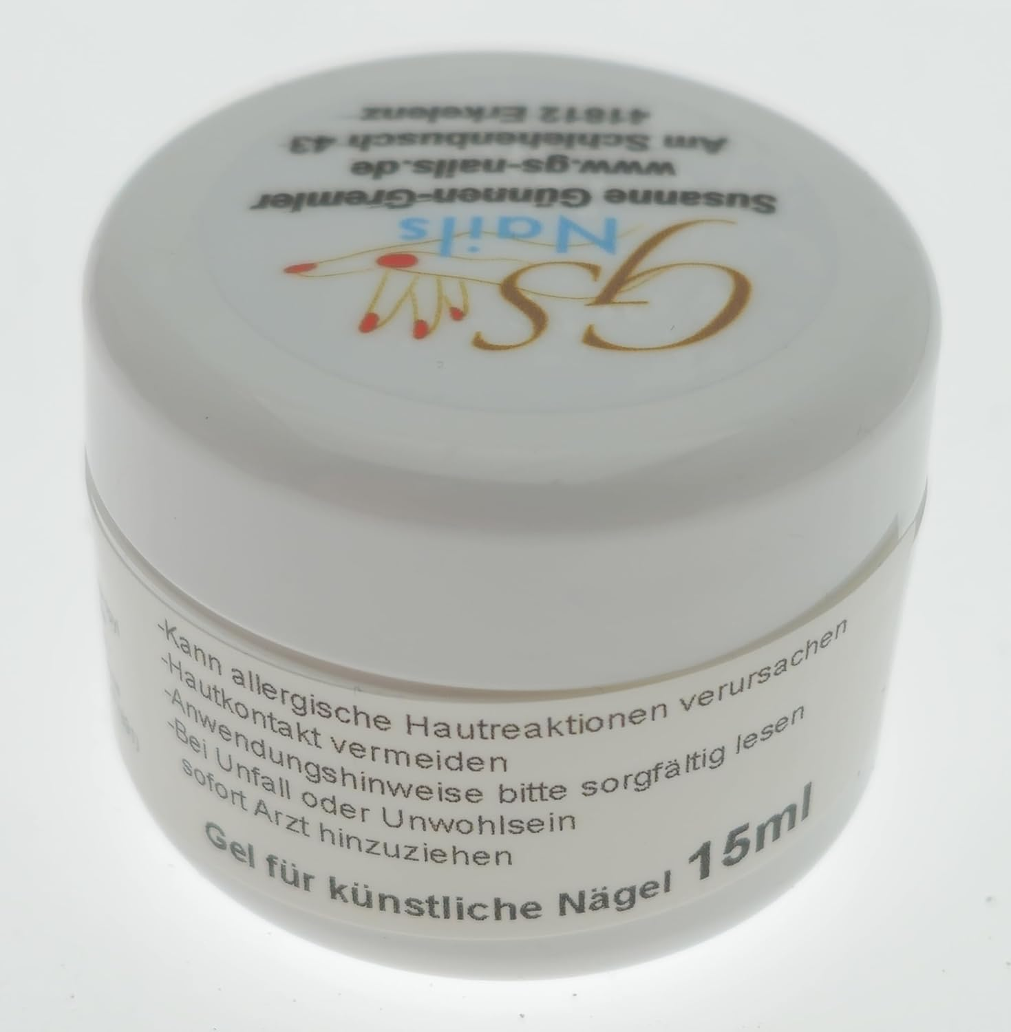 Gs-Nails Medium Viscosity 1-Phase UV Nail Gel for Nail Art & Nail Design - 3-In-1 Adhesive Gel, Builder Gel, Sealing Gel - Cover Gel (15 Ml) image number 5