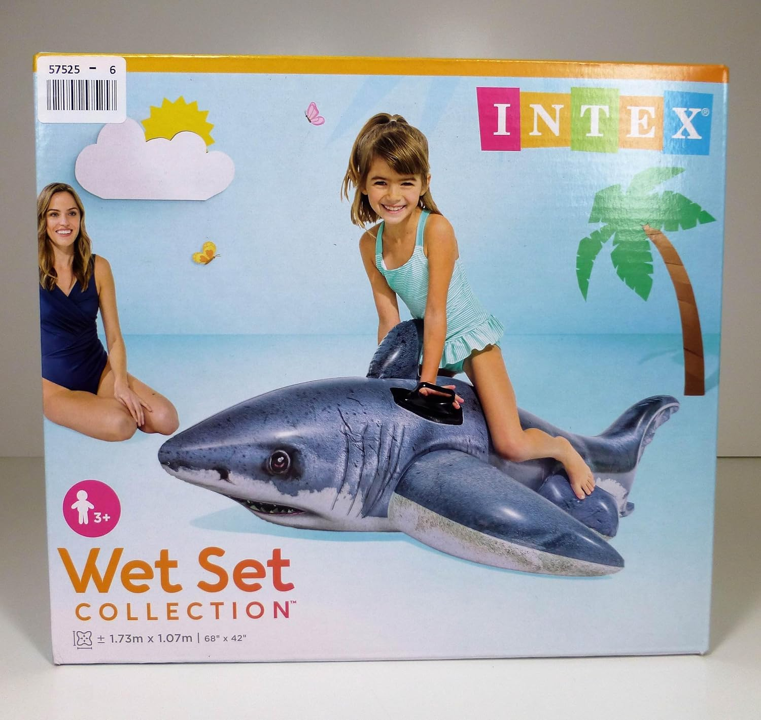 Intex Great White Shark Aufsitzen