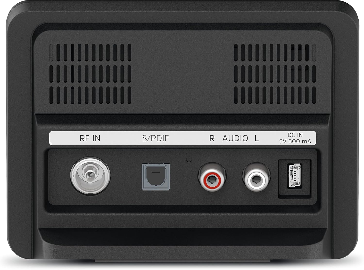 Technisat DIGITRADIO 10 IR &ndash; DAB+ and Internet Radio Adapter (WLAN, Color Display, Bluetooth, Remote Control, Alarm Clock, Suitable for Upgrading Existing Hi-Fi Systems) Black/Silver image number 2