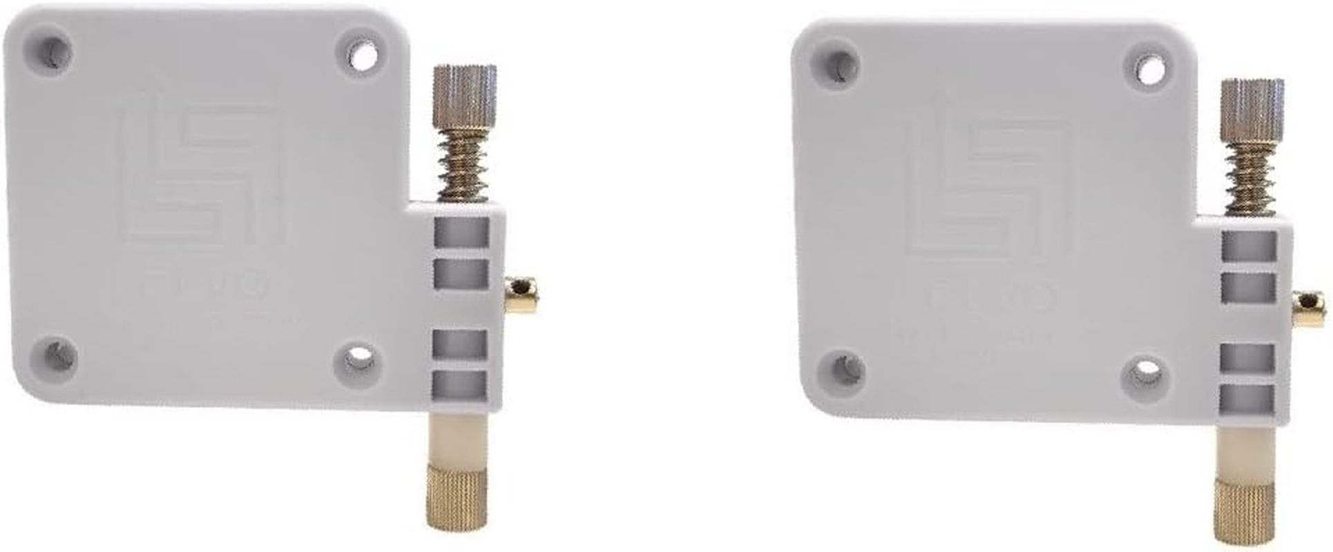 Lily'S Home Automatic Door Closer - Sliding Screen Auto Door Closer. Storm, Gate, Windows and Cabinet Doors Closer, Punch-Free and with Full Control on the Closure Speed and Strength. (2 Pack - White)