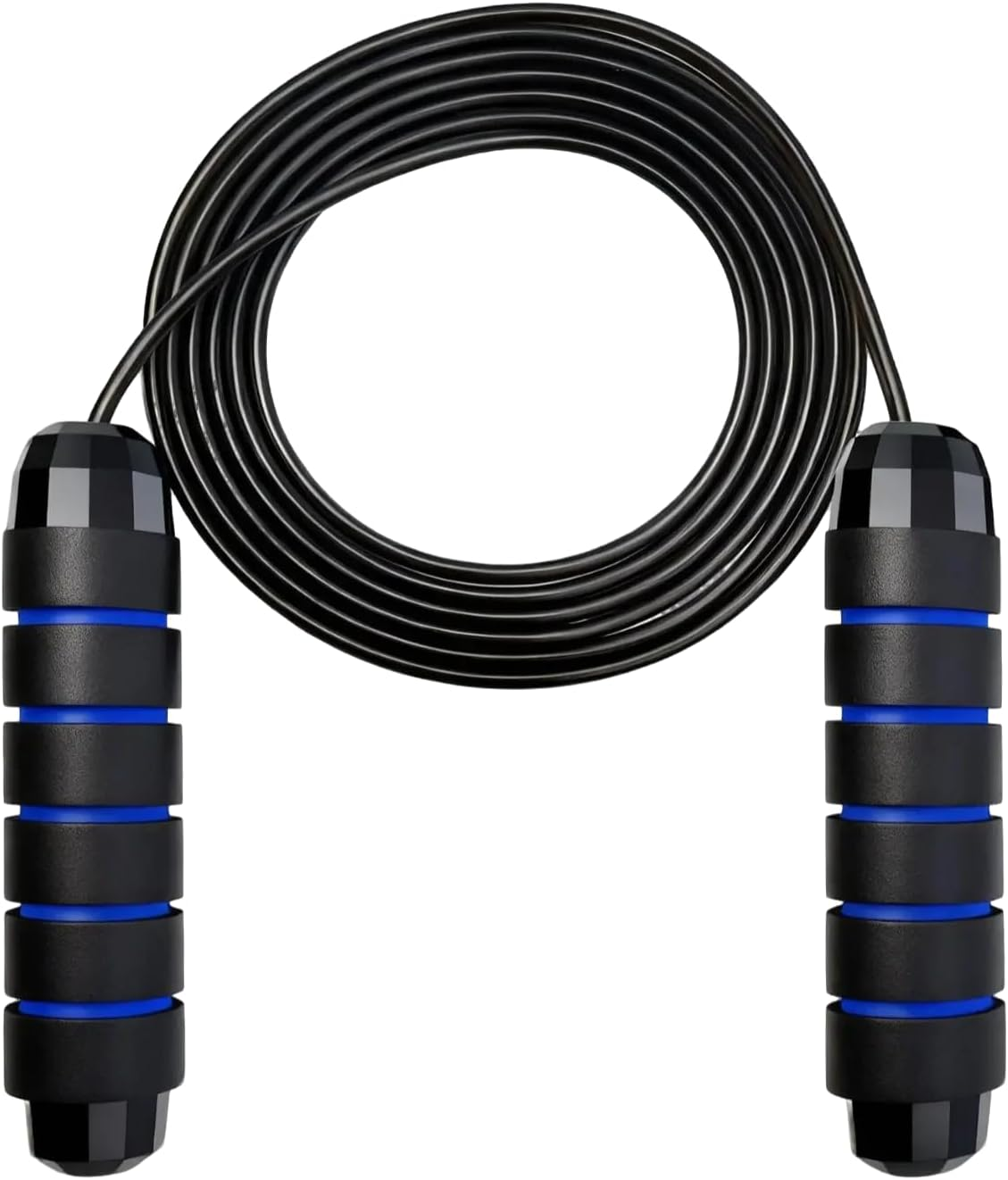 Adjustable Jump Rope Premium Tangle-Free Skipping Rope for Cardio Exercise, Boxing, Aerobic Training, and Speed Workouts, Ergonomic Handles and High Speed Ball Bearings for All Fitness Levels