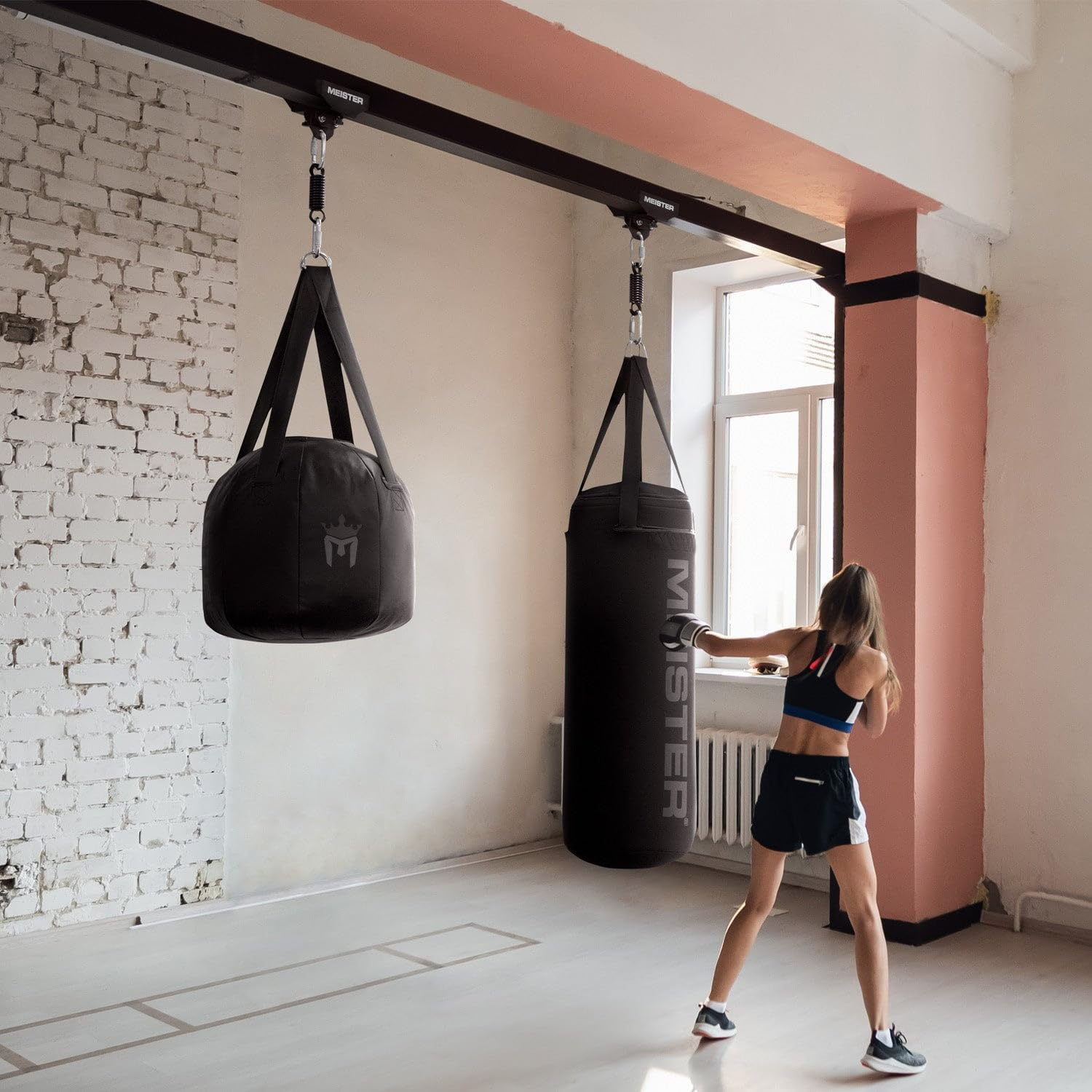 Meister Rolling Beam Mount W/Brakes for Boxing & MMA Heavy Bags image number 3