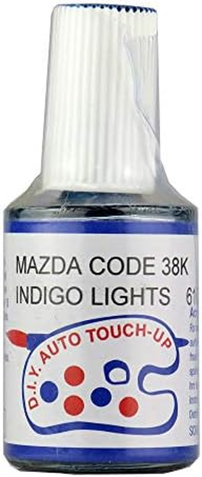 NEW Mazda Touch up Paint - 38K Indigo Lights - Mazda 2 3 6 CX3 CX5 CX7 CX9 MX5 image number 2