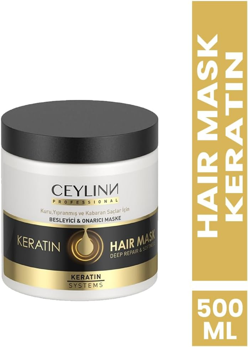 Ceylinn Keratin Hair Mask Deep Repair & Softness 500Ml image number 3