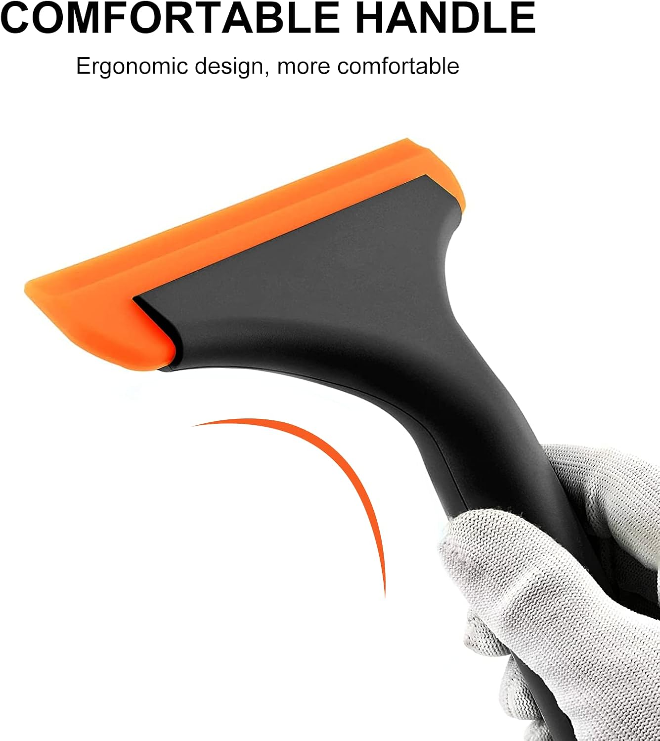 Setsail Shower Squeegee for Glass Doors, Small Squeegee for Shower Glass Door Mini Silicone Squeegee for Window, Door, Bathroom, Mirror, Car Window image number 1