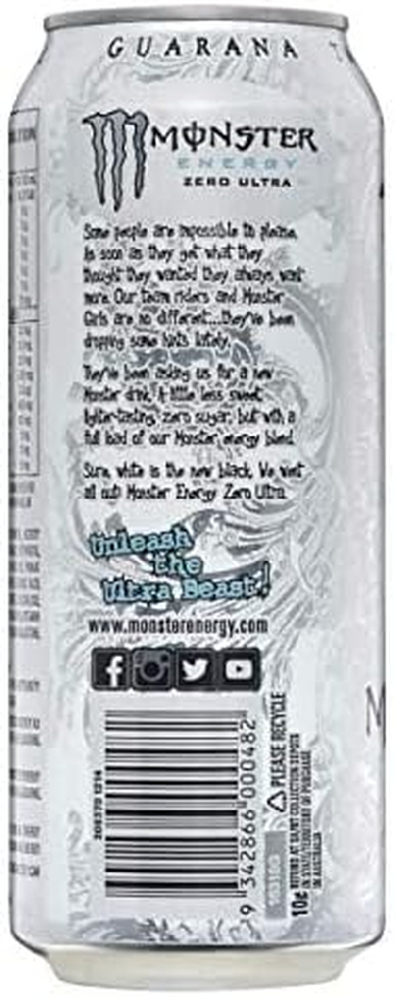 Monster Ultra Zero 24Pk and Monster Ultra Paradise Green 24Pk image number 1