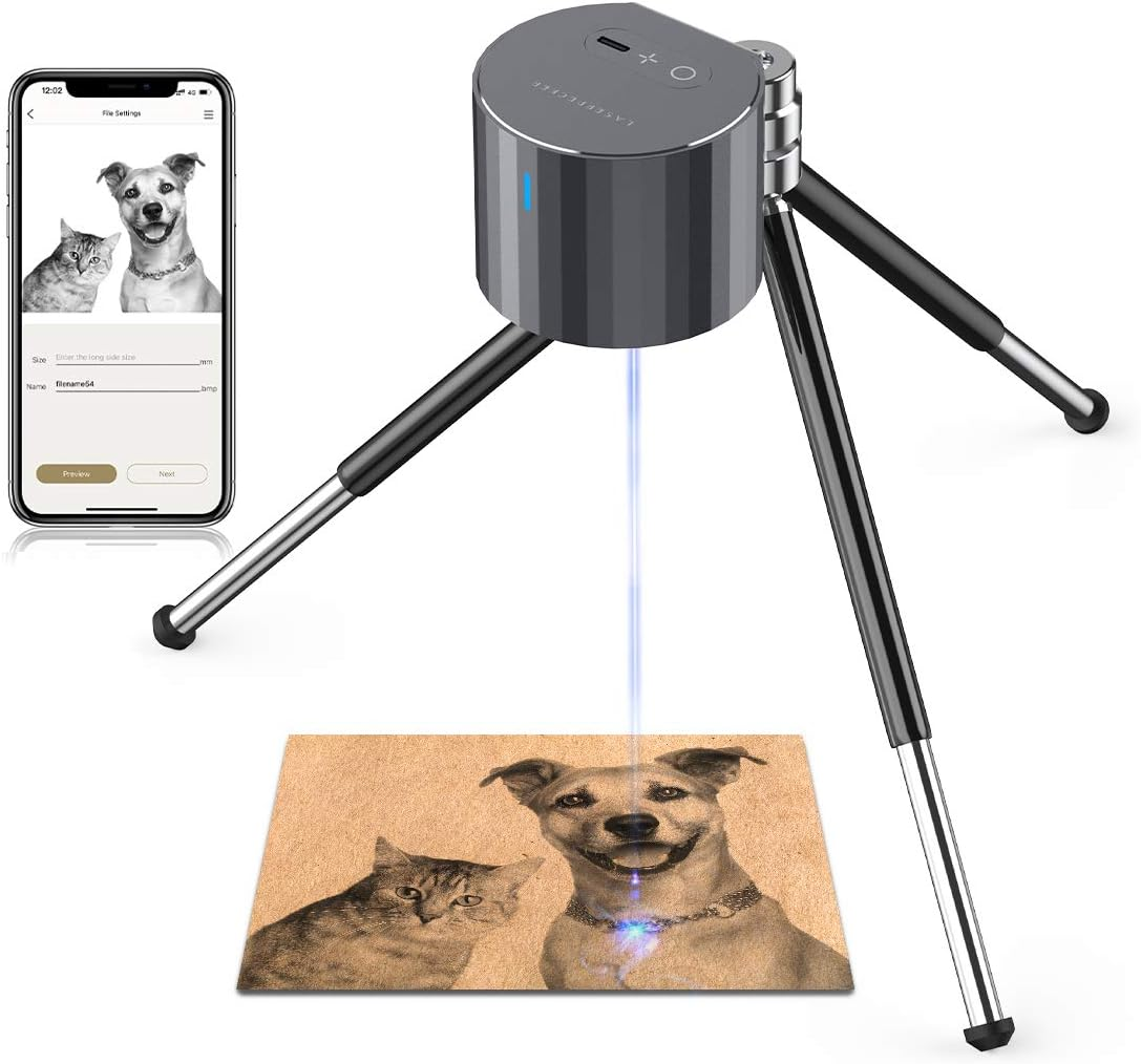 Laserpecker L1Pro Laser Engraver Laser Engraving Machine Cutter Etching Etcher for Wood Leather Portable Compact image number 4