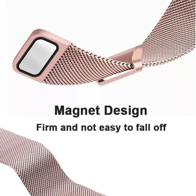 Compatible with Apple Watch 38 Mm 40 Mm 41 Mm 42 Mm 44 Mm 45 Mm 46 Mm 49 Mm Women, Stainless Steel Metal Compatible with Series 10 9 Se(Se 2) 8 7 6 5 4 3 2 1, 38/40/41Mm, Stainless Steel, No Gemstone image number 6