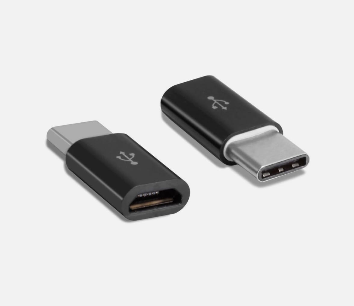 2X USB 3.1 Type C Male to Micro USB Female Adapter Converter Connector USB-C