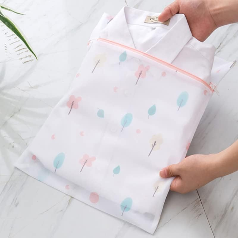 4PCS Cute Delicates Wash Bag Laundry Lingerie Bra Washing Pack Set Clothes Case