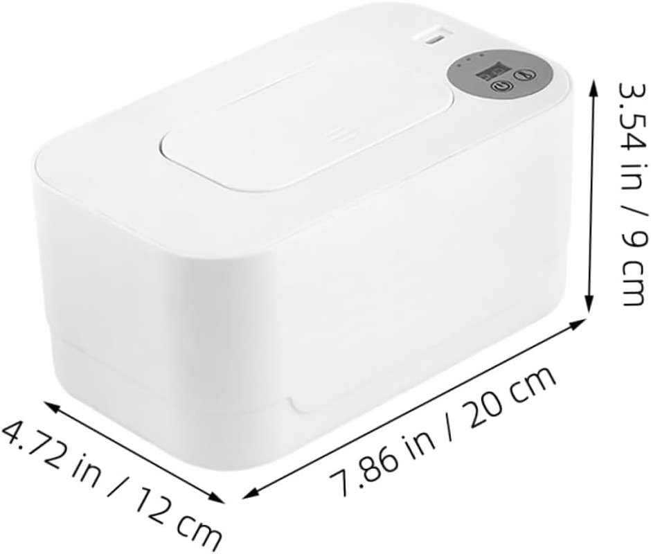 Alipis Wipe Warmer Travel Wipes Dispenser Wipes Holder Wipes Container Wiper Warmer Wipe Container for Bathroom Warmer Wipes Warmer Wipes Dispenser Plastic White image number 6