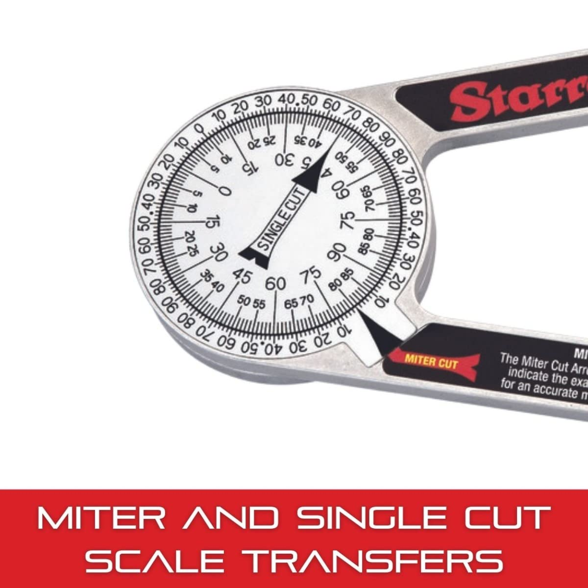 Starrett 505P-7 Miter Saw Protractor image number 2