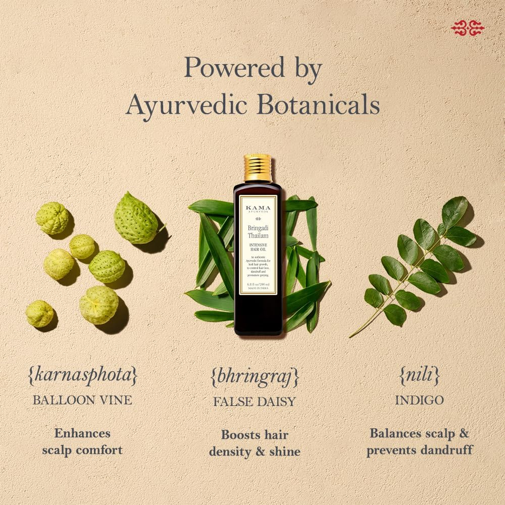Kama Ayurveda Bringadi Oil (250Ml) image number 3