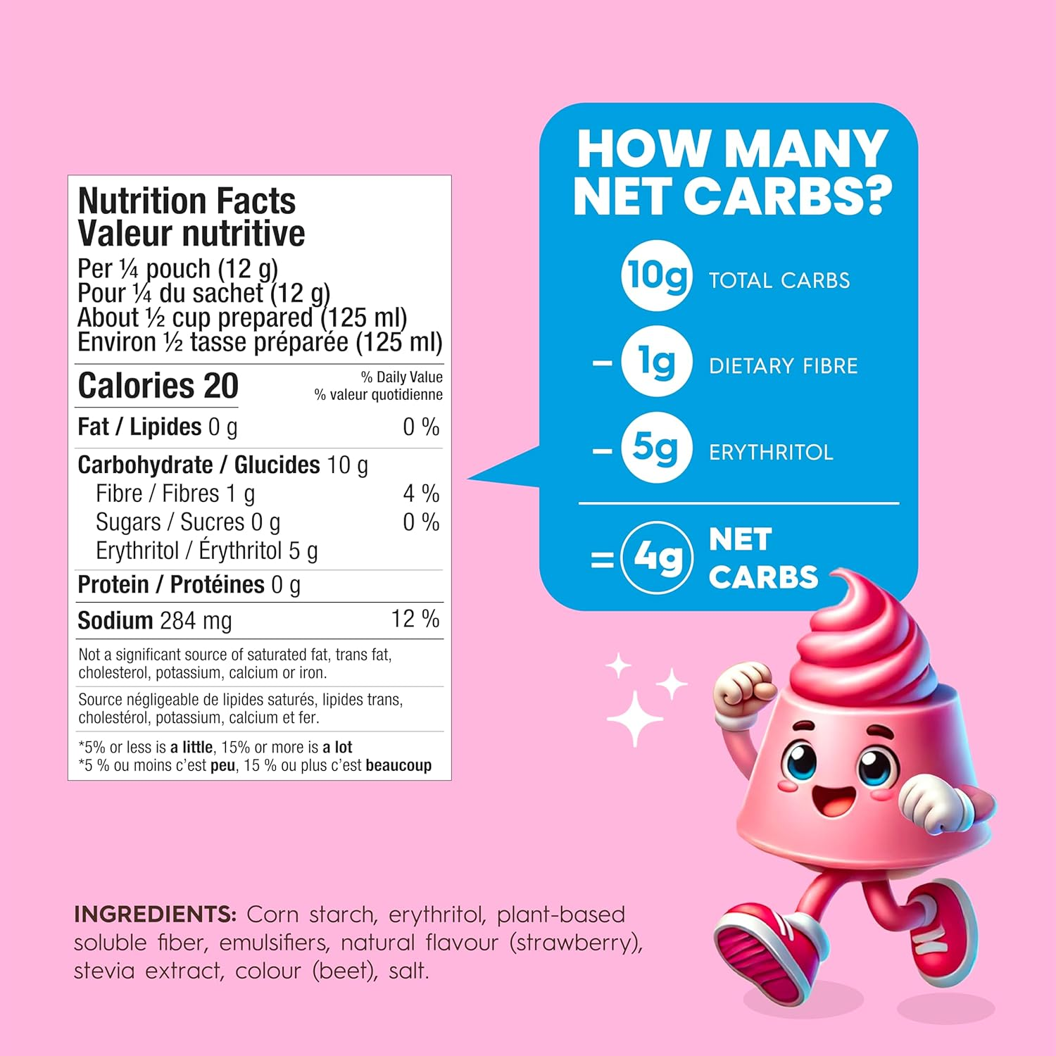 Simply Delish Natural Strawberry Instant Pudding 48 G