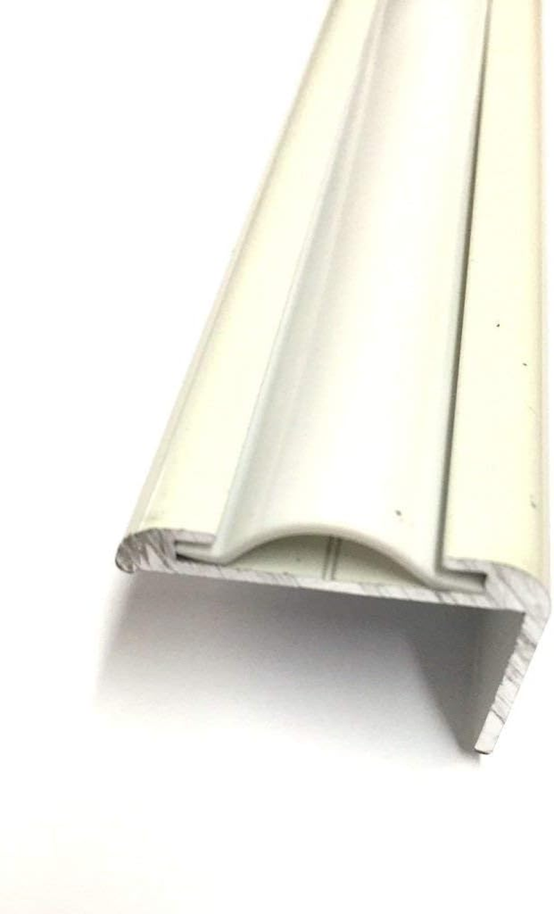 Autmotive Authority 1" Insert Molding Trim Screw Cover RV Camper Travel Trailer 100 Ft White