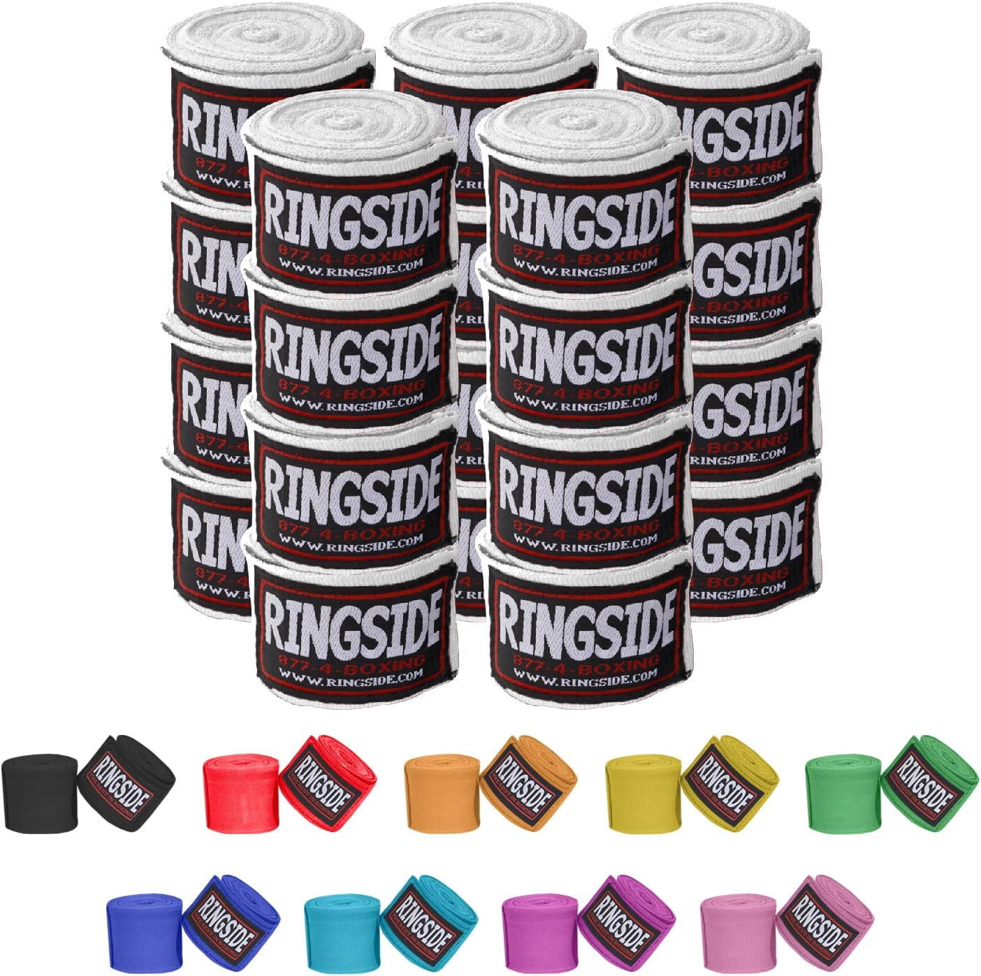 Ringside Mexican Style Boxing Hand Wraps (10 Pairs Pack)