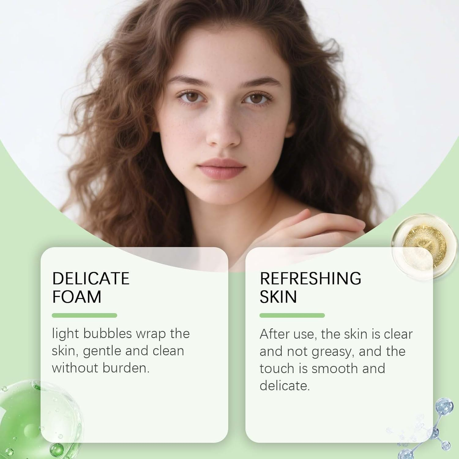 Holy Basil Bubble Deep Cleansing Facial Mask - Gentle Face Wash for Pores Blackhead Removal, Skin Purification & Pore Care, Sensitive Skin Safe, 3.17 Fl Oz image number 4