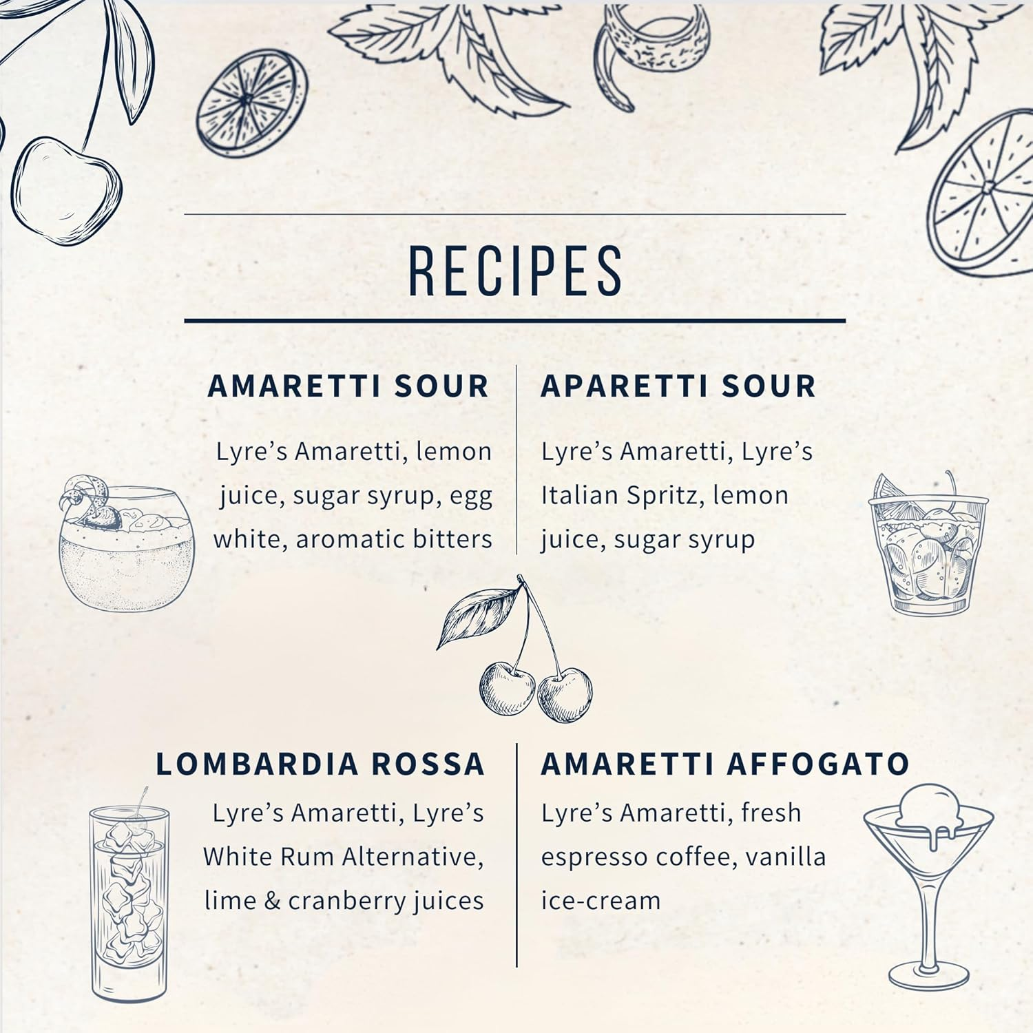 Lyre'S Non Alcoholic Amaretti, Award-Winning Non Alcoholic Amaretto Alternative, Zero Proof Spirit for Non Alcoholic Amaretto Sours, Cocktails and Dessert Drinks (700Ml)