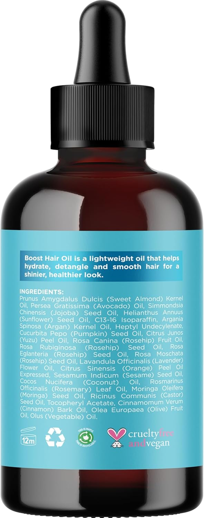 Hair Growth Oil for Dry Damaged Hair - Thickening Rosemary Formula for Women and Men - Vegan Scalp Treatment for Frizzy Thin and Weak Hair with Jamaican Black Castor Oil image number 1