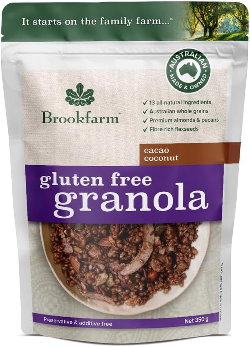 Brookfarm Gluten Free Cacao Coconut Granola, 350 G image number 1