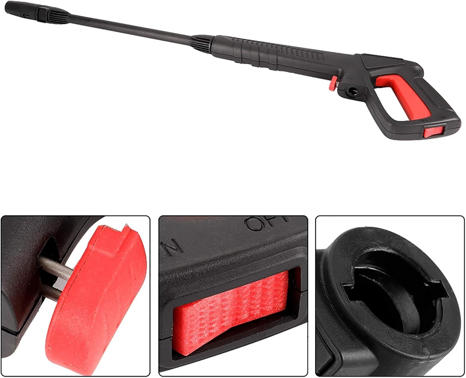 Pressure Washer 16Mpa Pressure Washer Clip on Spray Water Jet Fit for Bosch AQT Black & Decker image number 3