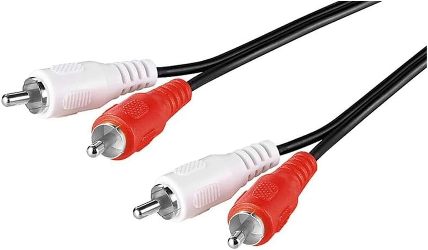 Goobay 50341 RCA Audio Cable Stereo - RCA Cable 2X RCA Male (R/L) to 2X RCA Male (R/L) - 20 Metres image number 2