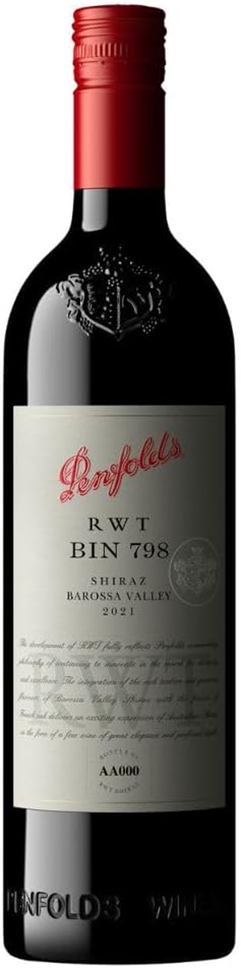 Penfolds RWT Bin 798 Shiraz 2021-750Ml